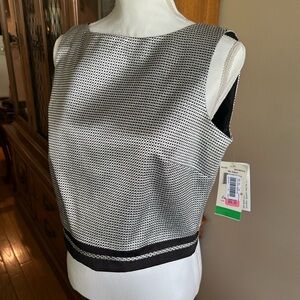 Elegant Black and silver evening or dressy top